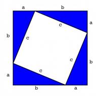 Теорема Пифагора: история вопроса, доказательства, примеры практического применения Теорема пифагора треугольник с прямым углом